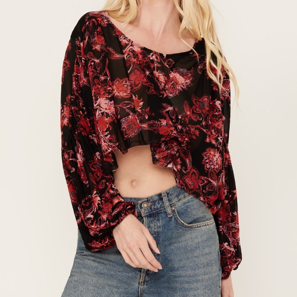 Free People Women's Up For Anything Western Shirt